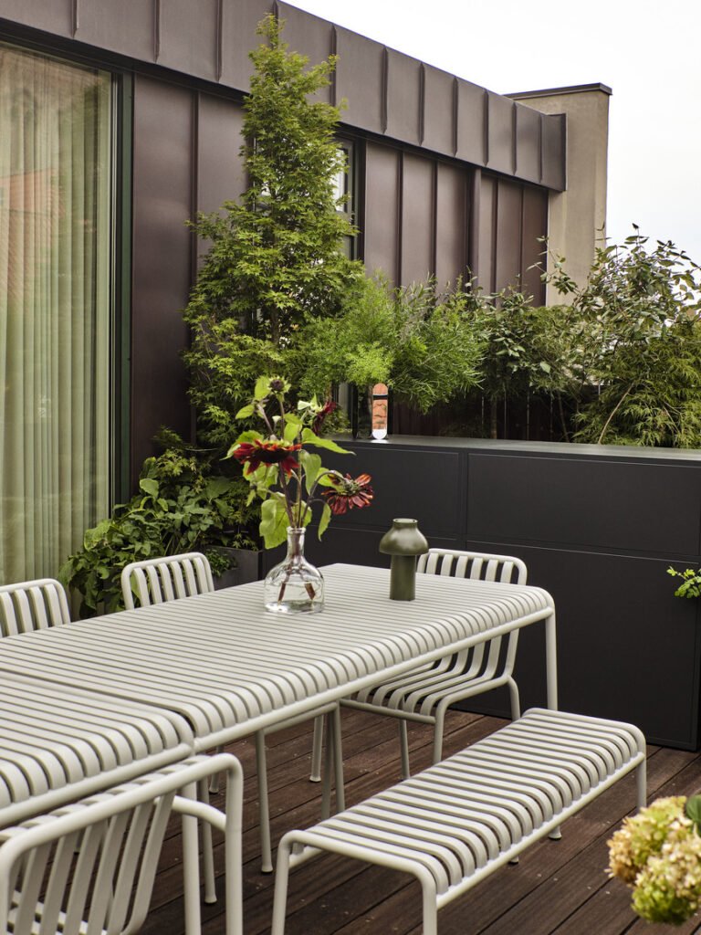 HAY Palissade Table 90 x 170, hot galvanised steel - Afbeelding 7