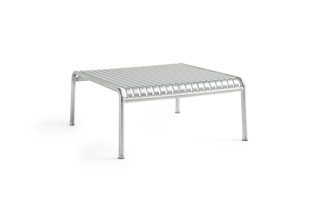 HAY Palissade Low Table, hot galvanised steel