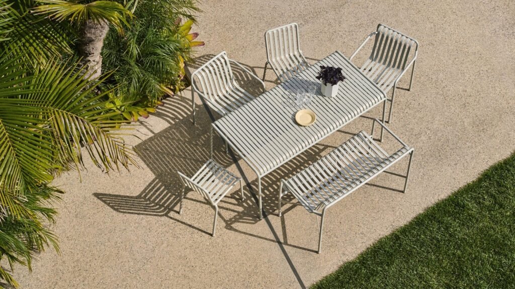 HAY Palissade Table 90 x 170, hot galvanised steel - Afbeelding 5