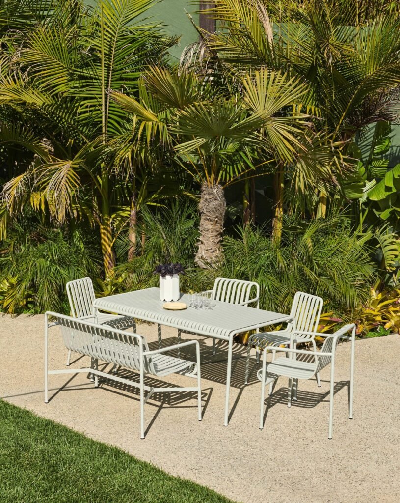 HAY Palissade Table 90 x 170, hot galvanised steel - Afbeelding 3
