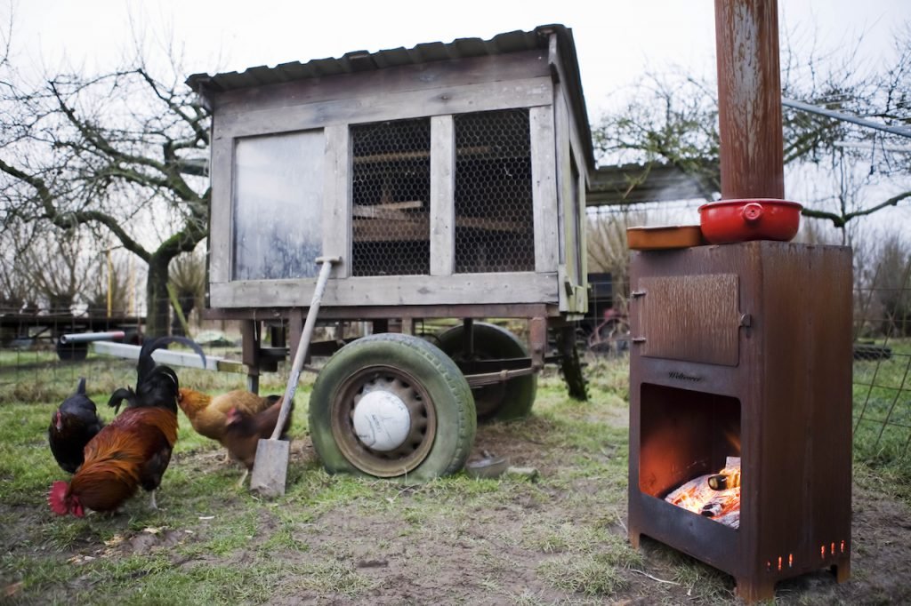 Weltevree Outdooroven pizzaoven oven cortenstaal