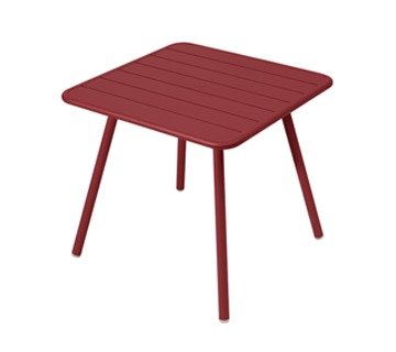 Fermob Luxembourg Tafel 80x80 (met vier poten)