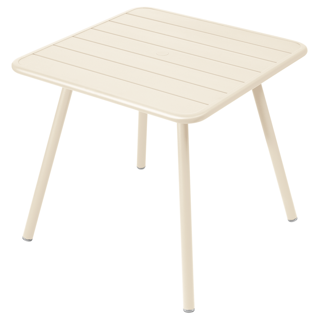 Fermob Luxembourg Tafel 80x80 (met vier poten)
