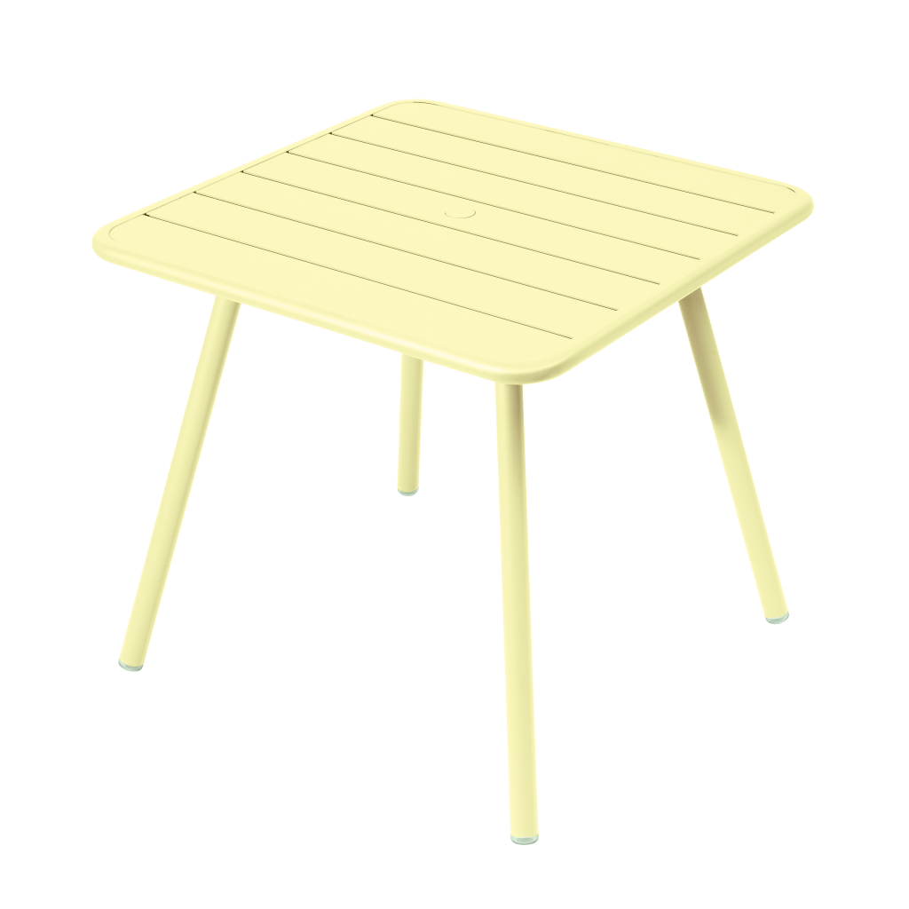 Fermob Luxembourg Tafel 80x80 (met vier poten)