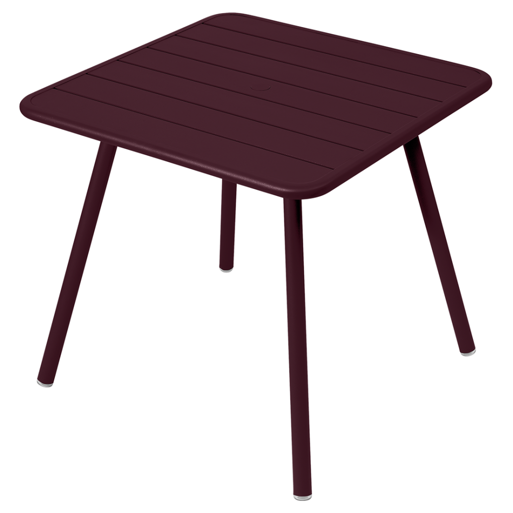 Fermob Luxembourg Tafel 80x80 (met vier poten)