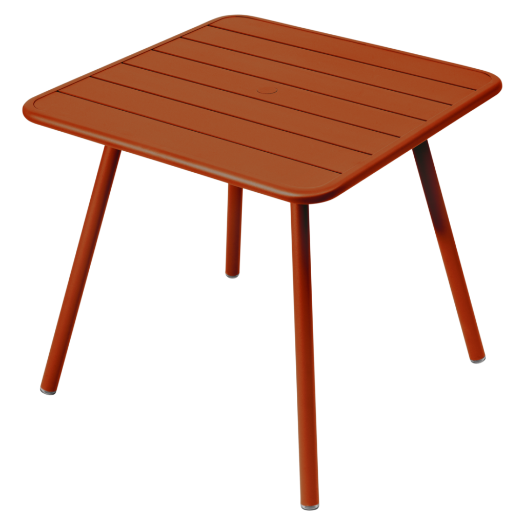 Fermob Luxembourg Tafel 80x80 (met vier poten)