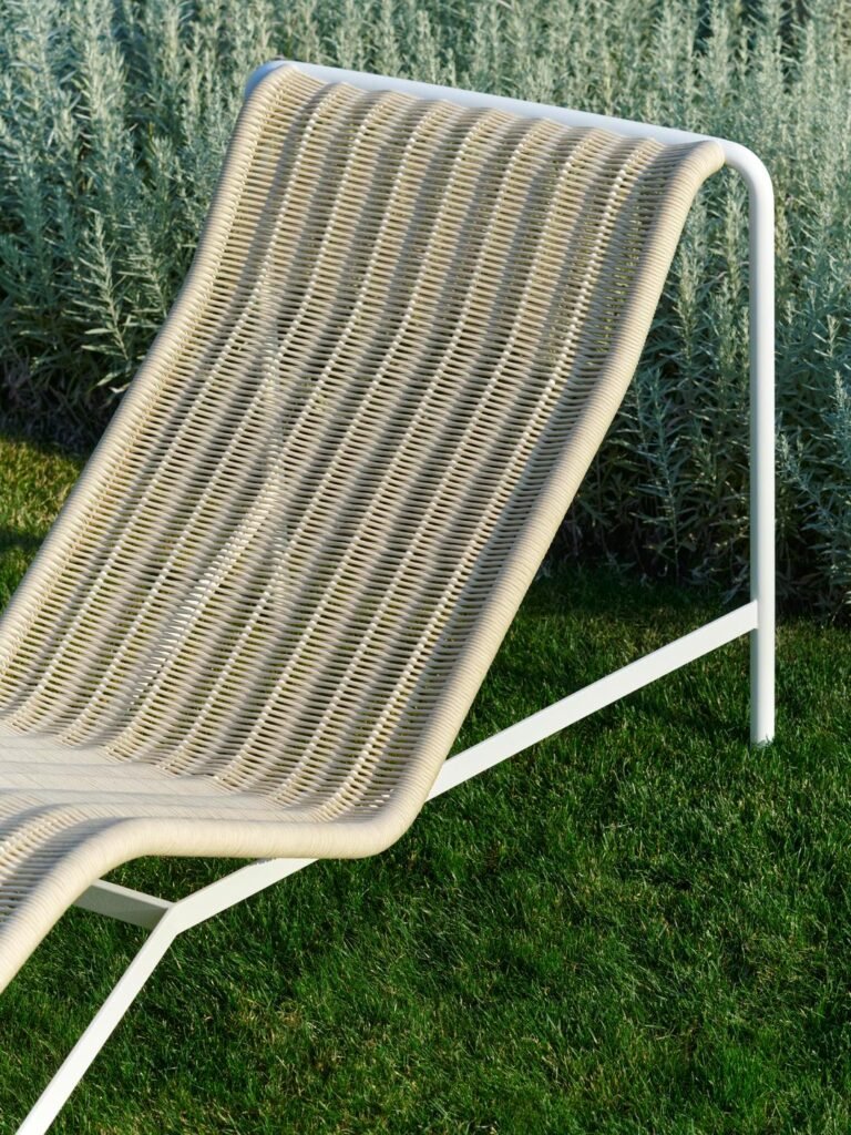HAY Palissade Cord Chaise Longue - Afbeelding 4