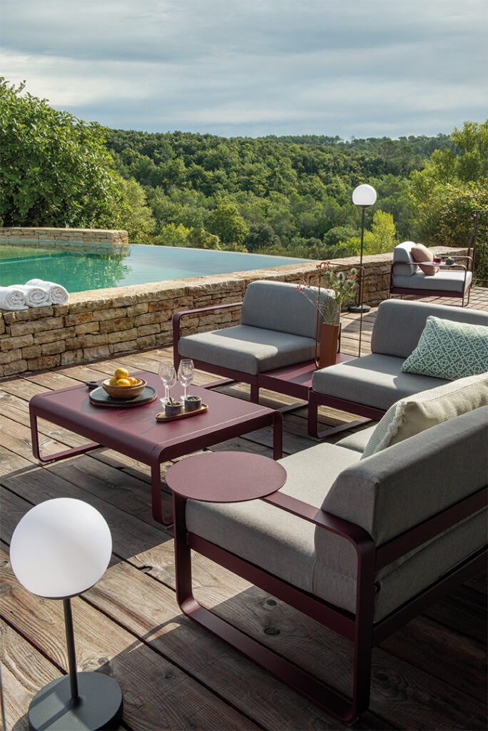 Fermob Bellevie Rond Tafeltje voor op (platte) armsteun - Afbeelding 2