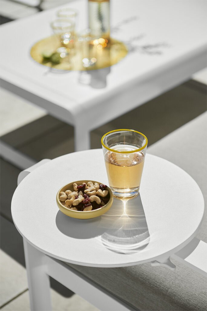 Fermob Bellevie Rond Tafeltje voor op (platte) armsteun - Afbeelding 3