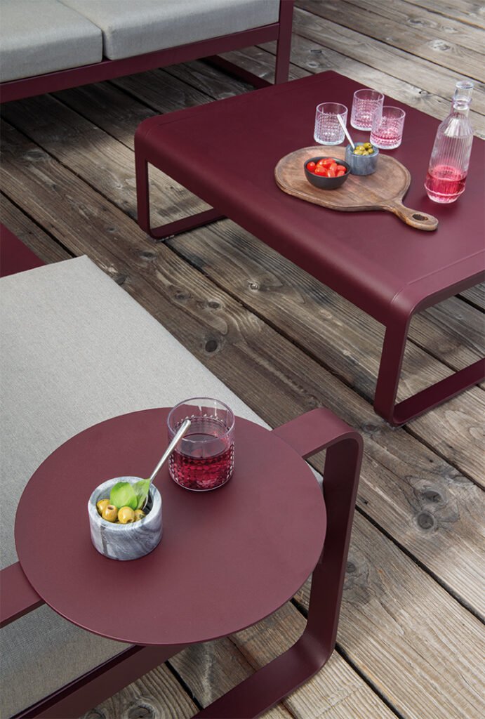 Fermob Bellevie Rond Tafeltje voor op (platte) armsteun - Afbeelding 4